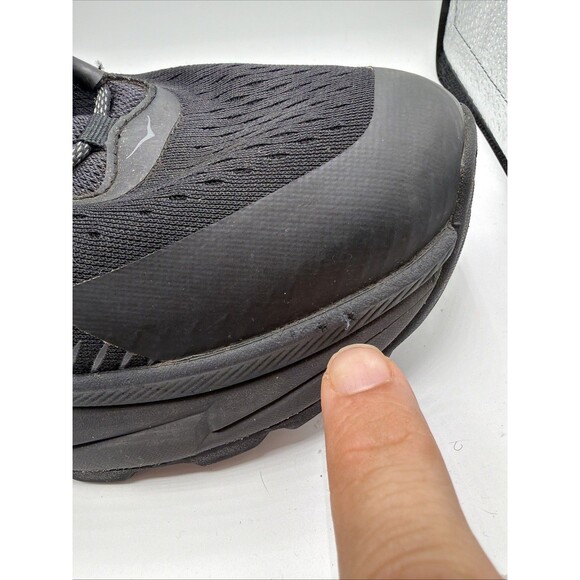 Hoka Skyline-Float X Triple Black Hiking Shoes Vibram Mens 11.5 D 1141610 BBLC main image 9